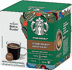 12 קפסולות מקורי דולצה גוסטו Dolce Gusto Starbucks Grande House Blend 12 קפסולות מקורי דולצה גוסטו Dolce Gusto Starbucks Grande House Blend