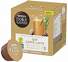 12 קפסולות מקורי דולצה גוסטו Dolce Gusto Nescafé OAT flat whita חוזק 5 12 קפסולות מקורי דולצה גוסטו Dolce Gusto Nescafé OAT flat whita חוזק 5