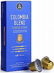 10 קפסולות אלומניום cafe joe colombia blend חוזק 9 10 קפסולות אלומניום cafe joe colombia blend חוזק 9