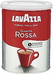 250 גרם קפה טחון Lavazza Qualita Rossa בפחית 250 גרם קפה טחון Lavazza Qualita Rossa בפחית