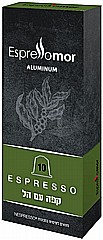 10 קפסולות אלומניום espressomor Cardamom חוזק 8 10 קפסולות אלומניום espressomor Cardamom חוזק 8