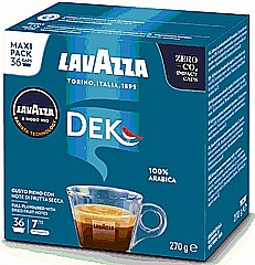36 קפסולות נטול קפאין Lavazza A Modo Mio Dek Cremoso חוזק 7 36 קפסולות נטול קפאין Lavazza A Modo Mio Dek Cremoso חוזק 7