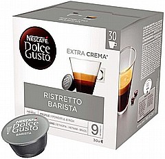30 קפסולות מקורי דולצה גוסטו Dolce Gusto Nescafe Ristretto Barista חוזק 9 30 קפסולות מקורי דולצה גוסטו Dolce Gusto Nescafe Ristretto Barista חוזק 9
