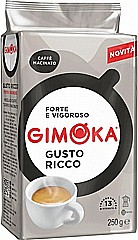 250 גרם קפה טחון Gimoka Gusto Ricco חוזק 13 250 גרם קפה טחון Gimoka Gusto Ricco חוזק 13
