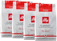 4 אריזהת של 500 גרם פולי קפה illy classico 100%arabica 4 אריזהת של 500 גרם פולי קפה illy classico 100%arabica