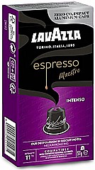 10 קפסולות אלומניום תואם נספרסו lavazza Espresso Maestro Intenso חוזק 11 10 קפסולות אלומניום תואם נספרסו lavazza Espresso Maestro Intenso חוזק 11