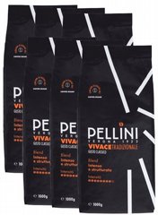 6 ק"ג פולי קפה Pellini Coffee espresso bar n82 vivace חוזק 10/10 6 ק"ג פולי קפה Pellini Coffee espresso bar n82 vivace חוזק 10/10