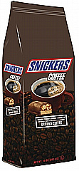 קפה טחון בטעם Snickers Caramel Peanut Nougat & Chocolate Flavored Ground Coffee 10oz/283.4g (Medium Roast) קפה טחון בטעם Snickers Caramel Peanut Nougat & Chocolate Flavored Ground Coffee 10oz/283.4g (Medium Roast)