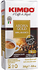 250 קרם קפה טחון Kimbo Espresso Gold 100% arabica 250 קרם קפה טחון Kimbo Espresso Gold 100% arabica