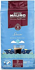 250 גרם קפה טחון נטול Caffe Mauro Deca חוזק 8 250 גרם קפה טחון נטול Caffe Mauro Deca חוזק 8