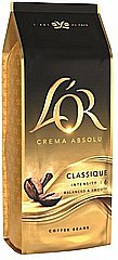 1 ק"ג פולי קפה L'OR Classique 100% arabica 1 ק"ג פולי קפה L'OR Classique 100% arabica