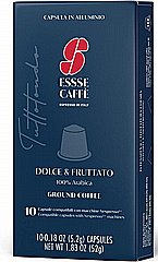 10 קפסולות אלומיניום 100% ערביקה ESSSE CAFFE DOLCE& FRUTTATO 10 קפסולות אלומיניום 100% ערביקה ESSSE CAFFE DOLCE& FRUTTATO