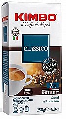 250 גרם קפה טחון Kimbo Espresso Coffee Classico חוזק 7/13 250 גרם קפה טחון Kimbo Espresso Coffee Classico חוזק 7/13