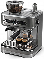 מכונת אספרסו חצי אוטומטית Philips Barista Brew (Dual) PSA3228/01 - צבע כסוף מכונת אספרסו חצי אוטומטית Philips Barista Brew (Dual) PSA3228/01 - צבע כסוף