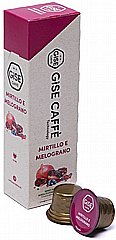 10 קפסולות תואם קפיטאלי תוצרת איטליה GISE CAFFE Mirtillo e Melograno אוכמניות ורימון 10 קפסולות תואם קפיטאלי תוצרת איטליה GISE CAFFE Mirtillo e Melograno אוכמניות ורימון