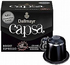 10 קפסולות אלומיניום תואמות נספרסו Dallmayr Capsa Espresso Boost חוזק 10 10 קפסולות אלומיניום תואמות נספרסו Dallmayr Capsa Espresso Boost חוזק 10
