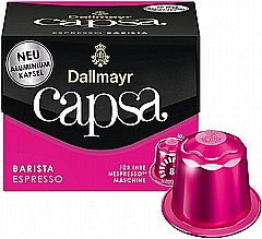 10 קפסולות אלומיניום תואמות נספרסו Dallmayr Capsa Espresso Barista חוזק 8 10 קפסולות אלומיניום תואמות נספרסו Dallmayr Capsa Espresso Barista חוזק 8