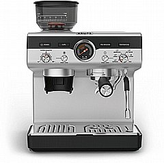 מכונת אספרסו חצי אוטומטית מקצועית Krups Precision XP801T10 1500W - שחור / כסוף מכונת אספרסו חצי אוטומטית מקצועית Krups Precision XP801T10 1500W - שחור / כסוף