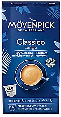 10 קפסולות אלומיניום תואמות נספרסו – Movenpick Classico Lungo – חוזק 4 מתוך 10 10 קפסולות אלומיניום תואמות נספרסו – Movenpick Classico Lungo – חוזק 4 מתוך 10