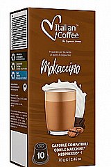 10 קפסולות Mokaccino מבית Italian Coffee – תואמות Nespresso 10 קפסולות Mokaccino מבית Italian Coffee – תואמות Nespresso