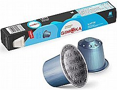 10 קפסולות אלומניום תואמות נספרסו (אבקת חלב) gimoka italy Latte (Milk Drink) PREMIUM 10 קפסולות אלומניום תואמות נספרסו (אבקת חלב) gimoka italy Latte (Milk Drink) PREMIUM