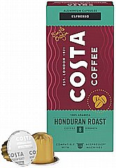 10 קפסולות תואם נספרסו אלומניום Costa Coffee – Honduras Roast Espresso חוזק 8 10 קפסולות תואם נספרסו אלומניום Costa Coffee – Honduras Roast Espresso חוזק 8