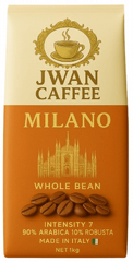 1 ק"ג פולי קפה Jwan Caffee Milano 90% arabica חוזק 7 1 ק"ג פולי קפה Jwan Caffee Milano 90% arabica חוזק 7