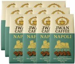 12 ק"ג פולי קפה Jwan Caffee Napoli 70% arabica חוזק 9 12 ק"ג פולי קפה Jwan Caffee Napoli 70% arabica חוזק 9