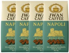 4 ק"ג פולי קפה Jwan Caffee Napoli 70% arabica חוזק 9 4 ק"ג פולי קפה Jwan Caffee Napoli 70% arabica חוזק 9