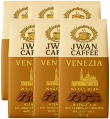 6 ק"ג פולי קפה Jwan Caffee Venezia 60% arabica חוזק 10 6 ק"ג פולי קפה Jwan Caffee Venezia 60% arabica חוזק 10