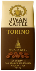 1 ק"ג פולי קפה Jwan Caffee Torino 50% arabica חוזק 11 1 ק"ג פולי קפה Jwan Caffee Torino 50% arabica חוזק 11