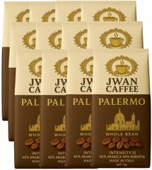 12 ק"ג פולי קפה Jwan Caffee Palermo 40% arabica חוזק 12 12 ק"ג פולי קפה Jwan Caffee Palermo 40% arabica חוזק 12