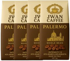 4 ק"ג פולי קפה Jwan Caffee Palermo 40% arabica חוזק 12 4 ק"ג פולי קפה Jwan Caffee Palermo 40% arabica חוזק 12