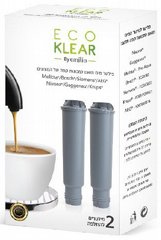 סט 2 מסננים Eco Klear תואם למכונות קפה תואם למכונות קפה: מליטה Melitta / קרופס Krups / ניבונה Nivona / סימנס Siemens / בוש Bosch / AEG / Gaggenau סט 2 מסננים Eco Klear תואם למכונות קפה תואם למכונות קפה: מליטה Melitta / קרופס Krups / ניבונה Nivona / סימנס Siemens / בוש Bosch / AEG / Gaggenau