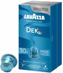 30 קפסולות אלומיניום Lavazza Dek נטול קפאין תואם Nespresso – חוזק 7 30 קפסולות אלומיניום Lavazza Dek נטול קפאין תואם Nespresso – חוזק 7
