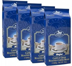 4 ק"ג פולי קפה Saquella Espresso Major Coffee Beans 4 ק"ג פולי קפה Saquella Espresso Major Coffee Beans