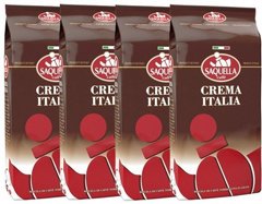 4 ק"ג פולי קפה Saquella Espresso CREAMA ITALIA Coffee Beans 4 ק"ג פולי קפה Saquella Espresso CREAMA ITALIA Coffee Beans