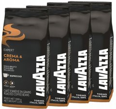 lavazza expert Crema & Aroma whole-bean coffee 4kg שקית שחורה חוזק 8 lavazza expert Crema & Aroma whole-bean coffee 4kg שקית שחורה חוזק 8