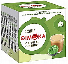 16 קפסולות איטלקיות תואמות דולצה גוסטו gimoka Espresso Caff? al Ginseng Dolce Gusto 16 קפסולות איטלקיות תואמות דולצה גוסטו gimoka Espresso Caff? al Ginseng Dolce Gusto