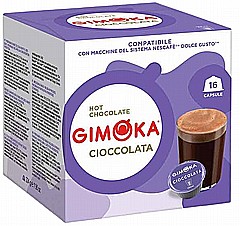 16 קפסולות איטלקיות תואמות דולצה גוסטו gimoka Espresso Cioccolata Dolce Gusto 16 קפסולות איטלקיות תואמות דולצה גוסטו gimoka Espresso Cioccolata Dolce Gusto