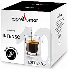 16 קפסולות תואמות דולצה גוסטו espresso mor dolce gusto intenso 16 קפסולות תואמות דולצה גוסטו espresso mor dolce gusto intenso