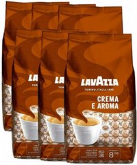 6 ק"ג Lavazza Crema e Aroma Coffee Beans שקית חומה חוזק 8 6 ק"ג Lavazza Crema e Aroma Coffee Beans שקית חומה חוזק 8