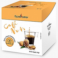 16 קפסולות תואמות דולצה גוסטו אגוזים espresso mor dolce gusto caffe nute 16 קפסולות תואמות דולצה גוסטו אגוזים espresso mor dolce gusto caffe nute
