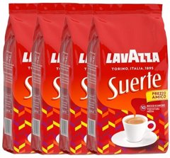 4 ק"ג פולי קפה Lavazza Suerte Prezzo Amico חוזק 10 4 ק"ג פולי קפה Lavazza Suerte Prezzo Amico חוזק 10