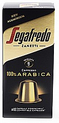 10 קפסולות אלומניום תואמת נספרסו segafredo 100% ARABICA עוצמה 9 10 קפסולות אלומניום תואמת נספרסו segafredo 100% ARABICA עוצמה 9