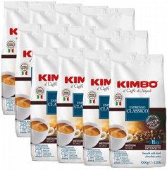 12 ק"ג פולי קפה Kimbo Espresso Coffee Classico חוזק 11 12 ק"ג פולי קפה Kimbo Espresso Coffee Classico חוזק 11