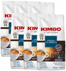 6 ק"ג פולי קפה Kimbo Espresso Coffee Classico חוזק 11 6 ק"ג פולי קפה Kimbo Espresso Coffee Classico חוזק 11