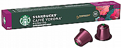 10 קפסולות קפה Starbucks אלומיניום תואמות נספרסו בטעם ורונה 10 קפסולות קפה Starbucks אלומיניום תואמות נספרסו בטעם ורונה