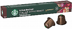 10 קפסולות קפה Starbucks אלומיניום תואמות נספרסו בטעם איטליאן סטייל 10 קפסולות קפה Starbucks אלומיניום תואמות נספרסו בטעם איטליאן סטייל