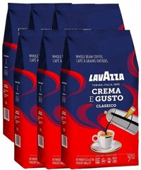 6 ק"ג Lavazza Espresso Crema e Gusto Classico Beans חוזק 7 6 ק"ג Lavazza Espresso Crema e Gusto Classico Beans חוזק 7